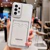 Сумка-кошелек Прозрачный чехол Для Samsung Galaxy S25 S24 S23 Ultra S22 Plus S21 S20 FE A55 A54 A53 5G A13 A14 A34 A32 A52 A33