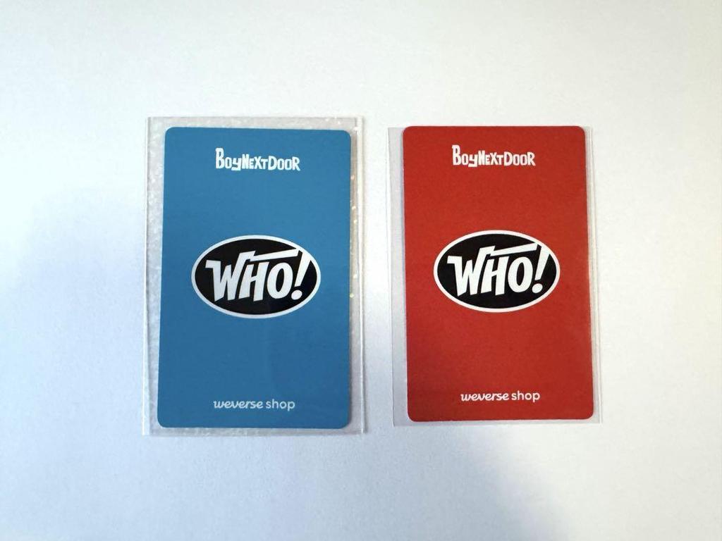 [USED] BOYNEXTDOOR weverse global bonus Unaku trading card 3