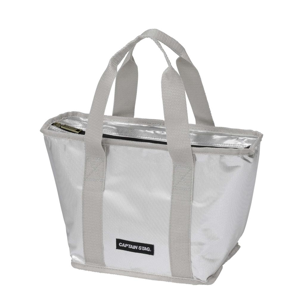 Captain Stag Insulated Cooler Tote Cooler 4L (CAPTAIN STAG) Bag, Bag, Capacity, Silver, Delice, UE-655