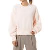 Nike Sweatshirts Women's Beige Crew Neck Moderate Other DQ6845-838