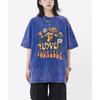Love Yourself Blooming Mushrooms And Flowers Washed T-Shirts Female Casual Top Trendy Cotton Clothes Loose Tee Shirt