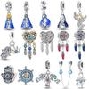 Religious Belief Series Charms 925 Sterling Silver Madonna Dreamcatcher Beads Fit Diy Jewelry Gift