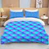 Fantasy Fish Scale Art Print Bedding Set Duvet Cover 1 Duvet Cover 2 Pillowcases Adult And Children Bedding Set Luxury Gril Gift