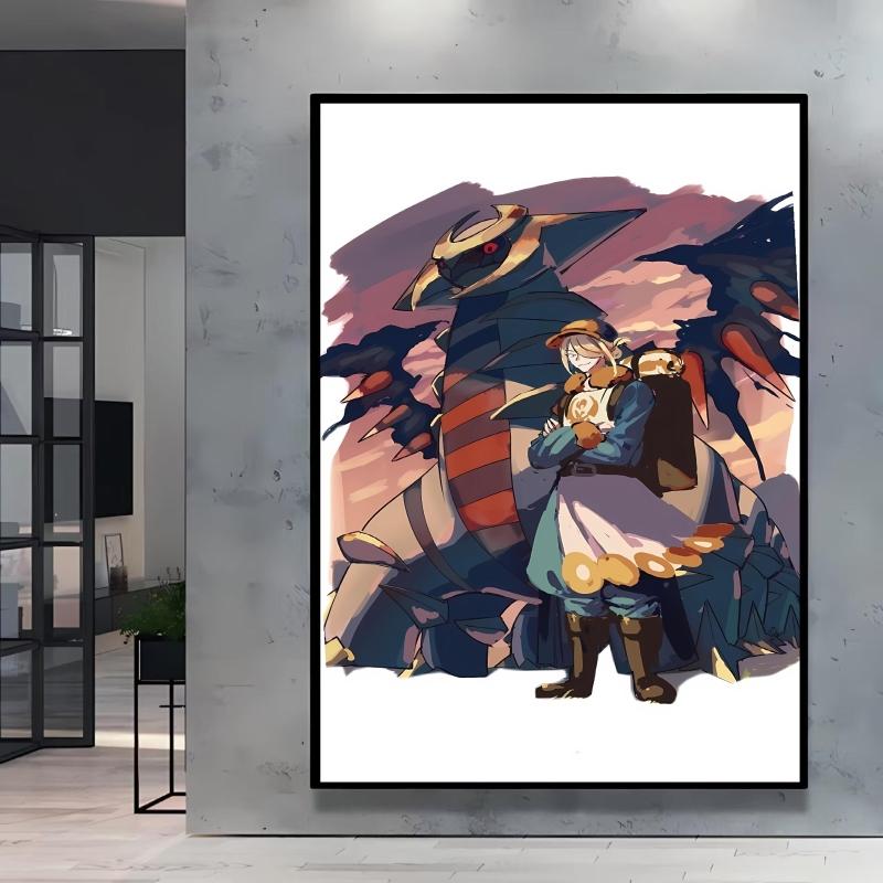 Hot Anime Poster Pokemon Akari Arceus Cartoon Character Picture High Quality Canvas Children's Room Home Decoration Paintings