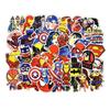 50 Pieces Superhero Sticker Set Superhero Cute Waterproof Stickers Stylish Cute Cartoon Children Notebooks Tape Notes Motorcycle Suitcase Stickers for