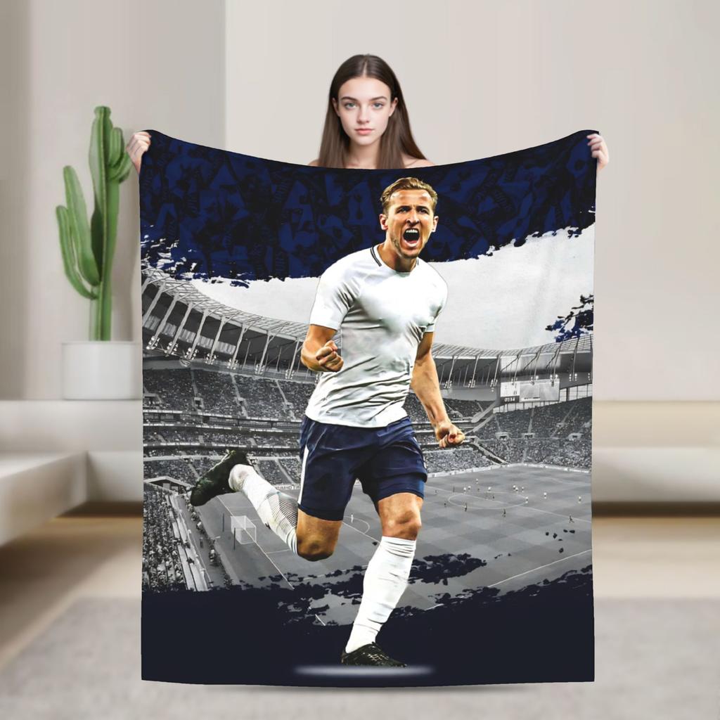 Kanes Football Soccer Fleece Blanket Funny Throw Blankets for Home cm Plush Thin Quilt