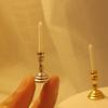 Resin Candlesticks Furniture Toy 1:12 Scale Miniature Candlesticks  Doll House Accessories