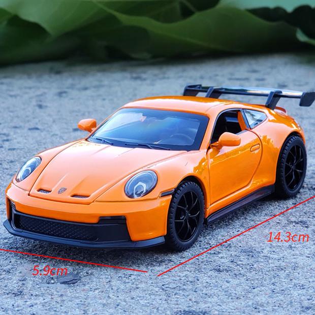 1:32 Porsche 911 GT3 суперкар, модель автомобиля из сплава, литье под давлением, металлическая игрушечная машина, звук и свет, детские игрушки для мальчиков, коллекционные подарки