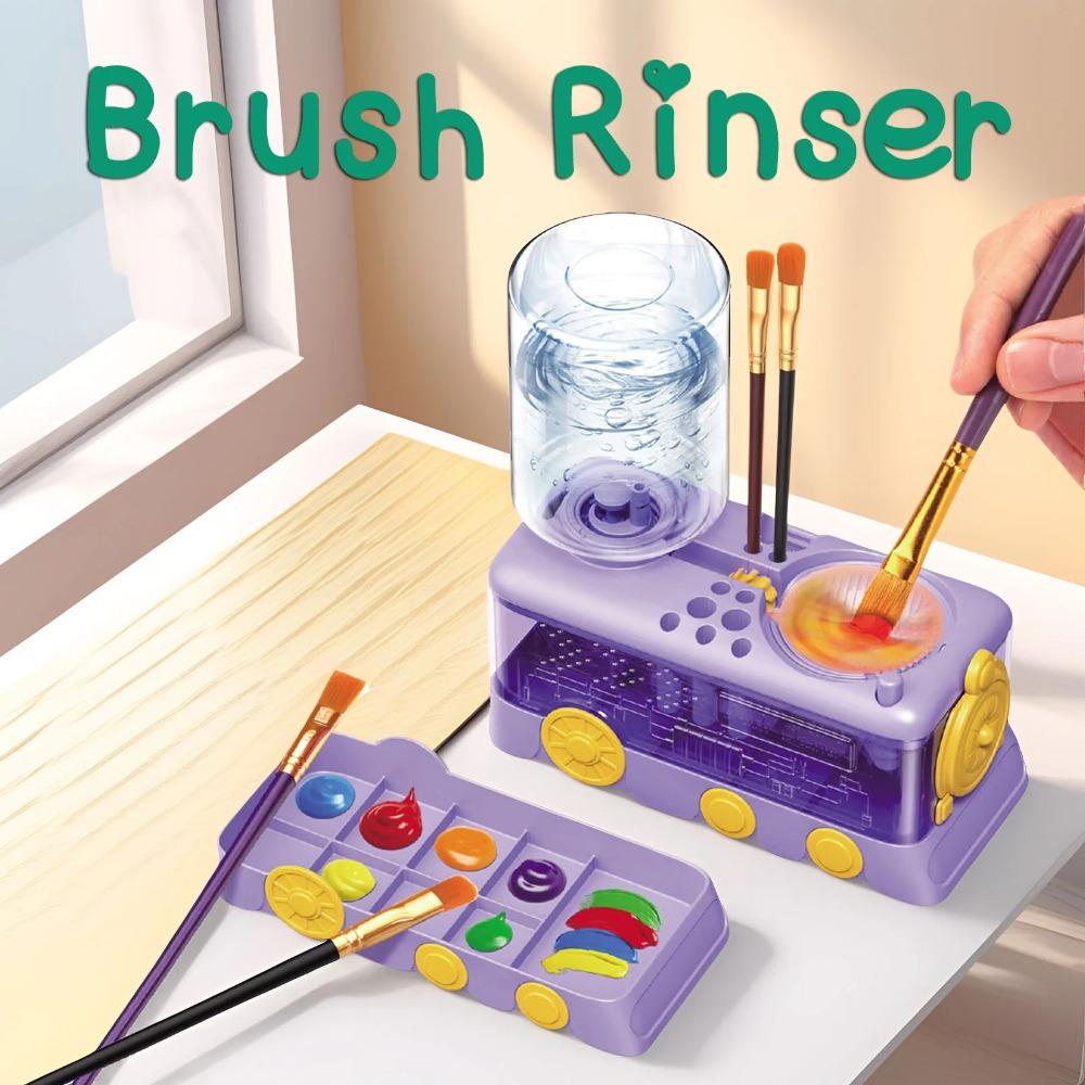 Multifunctional Paint Brush Clean Device Paint Brush Rinser Outdoor Sketching