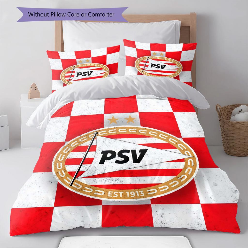 Логотип PSV Узорный Комплект Постельного Белья Одеяло Пододеяльник Наволочка Домашний Декор Подарок на День Рождения (1 пододеяльник + 2 наволочки, без наполнителя)