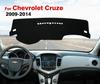 Накладка на панель приборов для Chevrolet Cruze 2009 2010 2011 2012 2013 2014 Коврик на панель Защита от солнца Анти-УФ Коврики Автоаксессуары