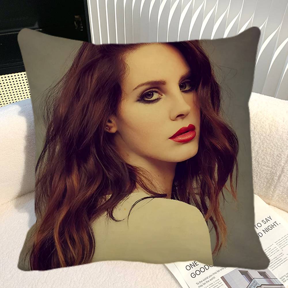 Скандинавская Винтажная Эстетика Чехол на Подушку Lana Del Rey Квадратная Подушка Спальня Диван Отдых Комфортная Подушка Автомобиль Домашний Декор