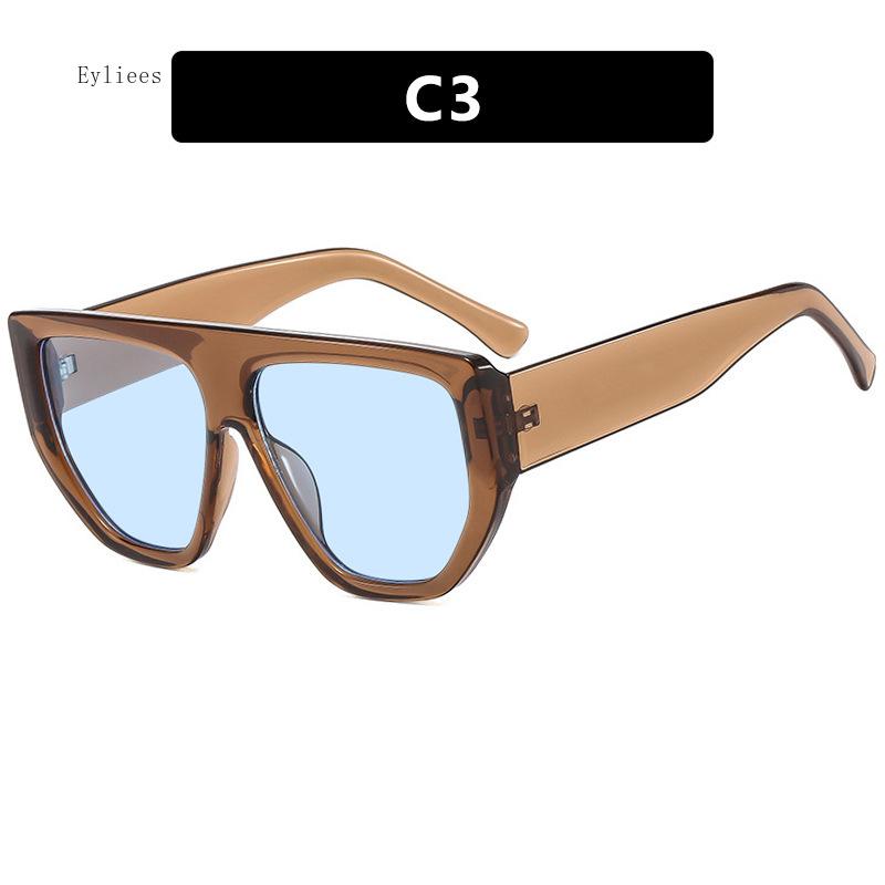 Square Large Size Men'S Sunglasses Retro Women Suneyeglass Sunscreen Luxury Replica Sunglasses For Men