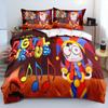 УДИВИТЕЛЬНЫЙ ЦИФРОВОЙ ЦИРК Мультяшный комплект постельного белья Двуспальный Твин King Пододеяльник Одеяло Наволочка Для Мальчиков Девочек Взрослых Спальня