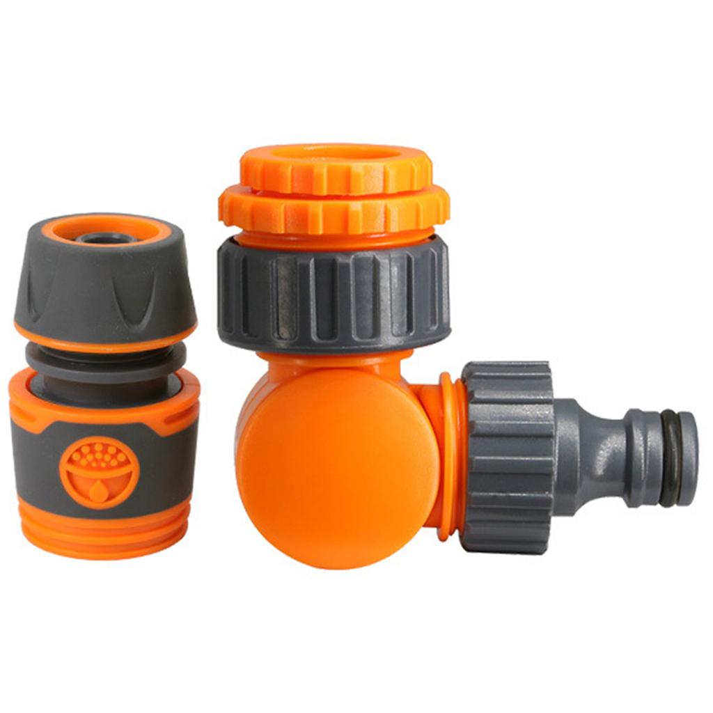 Легкие защелкивающиеся коннекторы Подходят для катушки садового шланга Адаптер для крана с функцией защиты от перегибов Удобный доступ к воде
