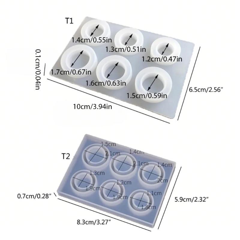 Силиконовая форма для колец, форма для литья колец, ювелирных изделий, форма для изготовления жидкой глины, форма для литья смолы, форма для изготовления ювелирных изделий из эпоксидной смолы