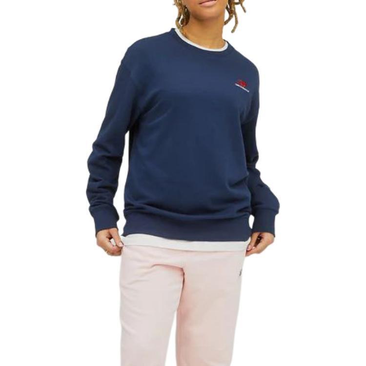 New Balance УНИ SSENTIALS Толстовка Унисекс Синяя UT21501-NGO
