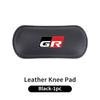 Car Knee Leg Protective Pad Foot Armrest Cushion Accessories For 7JHJ GR Gazoo Racing Sport C-HR RAV4 Avensis Prado Prius TRD JESW6