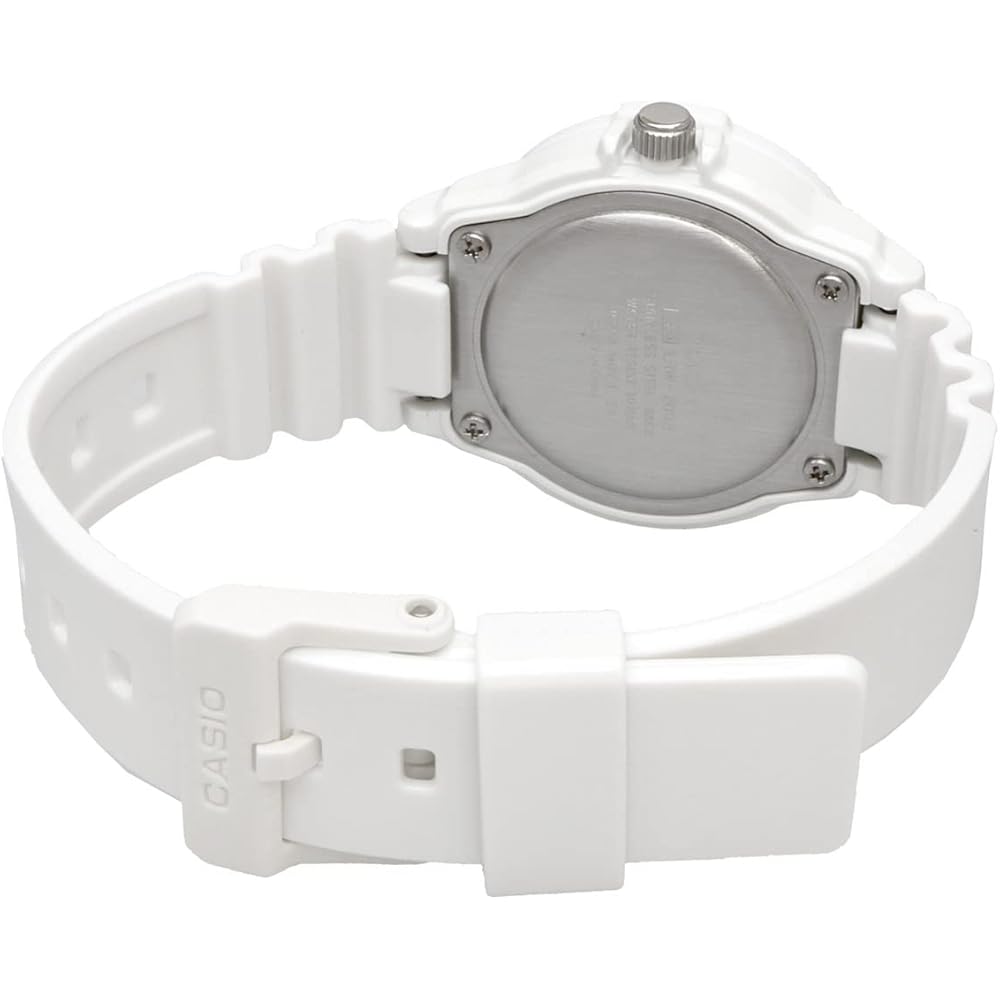 Casio LRW-200H-4E3V Аналоговые Часы Глянцевый Белый Розовый Металлик Женские Детские Универсальная Модель