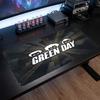 Green Day Print Large Mouse Pad Smooth Surface Anti?Slip Desk Mat For Gaming Office Laptop Decoration