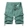 Men's Summer Workwear Shorts Loose Casual Five-Point Pants Multi-Pocket Zipper Men's Jogging Shorts