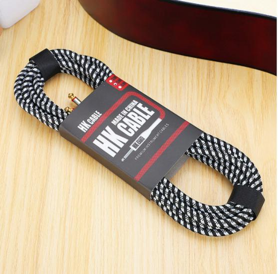 Плетеный аудиокабель HK для гитар и бас-гитар - Подавление шумов, для акустических и электрических инструментов