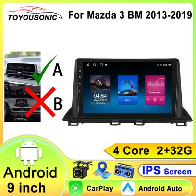 Для Mazda 3 Mazda3 3 Axela BM 2013 - 2019 WIFI Android Auto Car Radio GPS Navigation Multimedia Stereo Carplay No 2din DVD