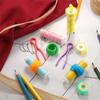 10-40Pcs Colorful Plastic Bobbin Thread Holders Sewing Bobbin Holder Clips DIY Sewing Bobbin Thread Organizer Tools