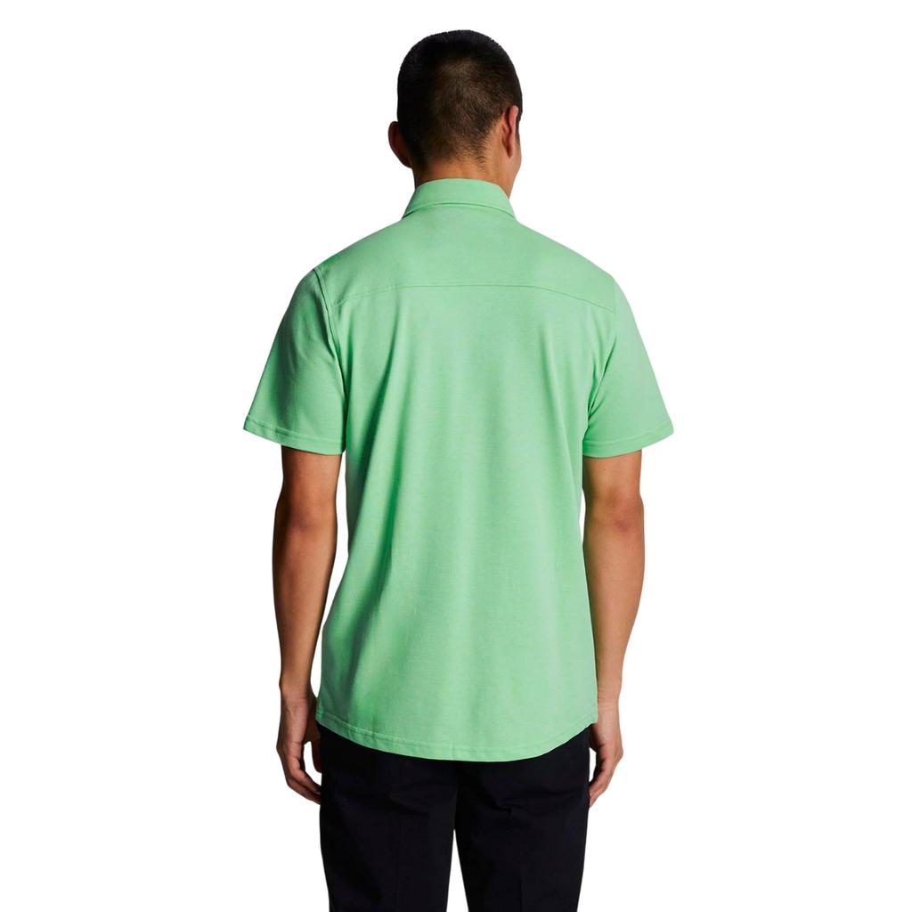 Lyle & Scott Mens Pique Short-Sleeved Shirt