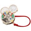 Pocket Watch Field Work Analog Loupe with Strap Moomin Embroidered Hang Watch Little My White [Field Work] Women's 1.5x MOM015-1
