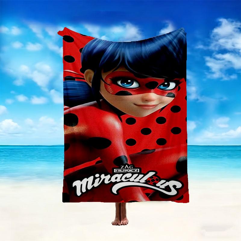 1pc Snug Ladybug Blanket, Lightweight & Durable Print Blanket, Perfect for Home, Couch, Bed, Picnic, Travel, Office