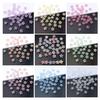 Home Party Supplies Fashion Imitation Glass Burst DIY Flat Bottom Five-pointed Star 50pcs 10mm Loose Beads Bracelet Necklace Accessories