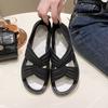Niche Soft-soled Beach Flat-bottomed Women's Cool Slippers 2025 New Outer Wear Summer Fashion Versatile Non-slip Sandals