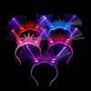 LED Glow Hair Bands Cheer Props Glowing Hair Hoops Colorful Glow Headband  for Children Adults