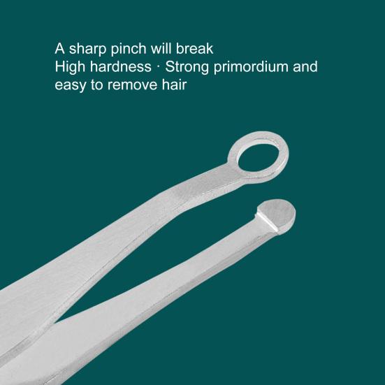 Пинцет для триммера для носа Yousheng, нержавеющий, универсальный, с круглым кончиком из нержавеющей стали, для удаления волос для мужчин
