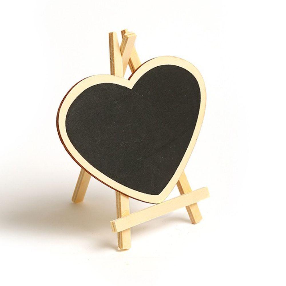 Доска Настольный Дисплей Доска Напоминаний Список Дел Мини-доска Деревянный Мольберт Грифельная Доска Со Стойкой