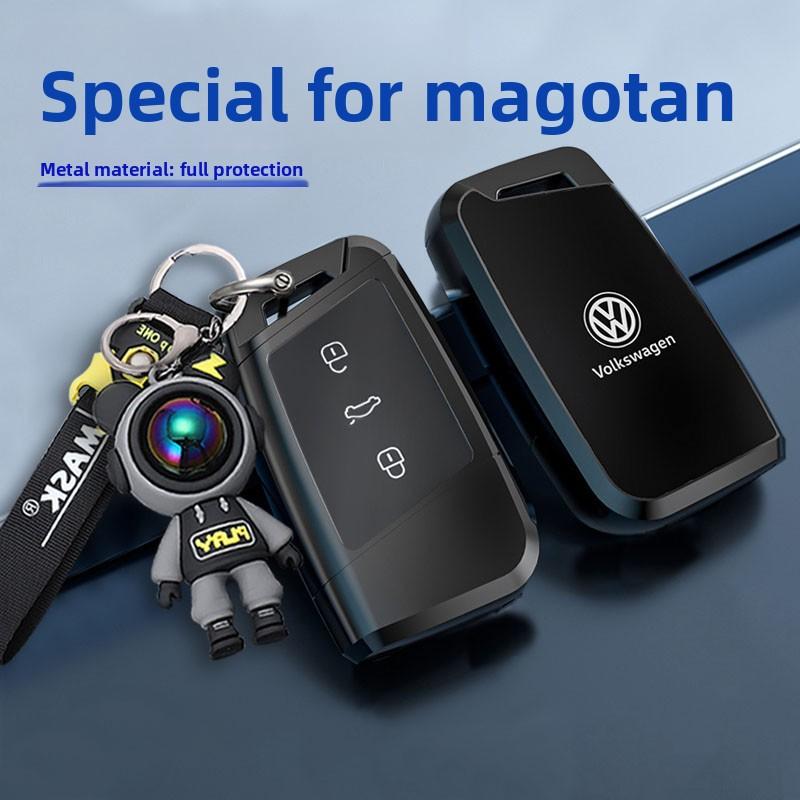 Для VOLKSWAGEN Новый Чехол-Оболочка из Кожи и Цинкового Сплава для Автомобильного Ключа Для VW Volkswagen Magotan Passat B8 Skoda Superb Kodiaq A7 Автомобильный Ключ