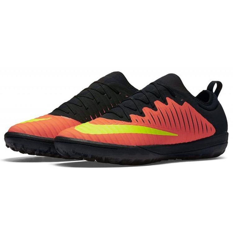 Nike MercurialX Finale 2 Круглый носок Шнуровка TF (Резиновые шипы) Ткань Амортизация Нескользящие Износостойкие Футбольные Бутсы Мужские кроссовки 831975-870