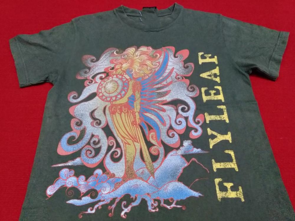 Reprinted Flyleaf Band Black Short Sleeve Cotton T Shirt Full Size S-5XL