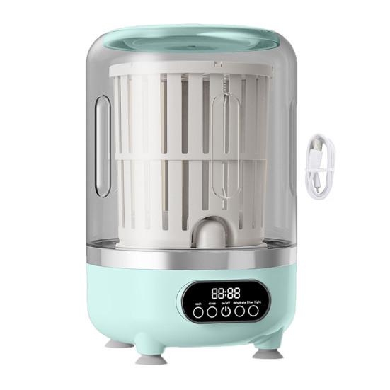 3 л Беспроводная мини-стиральная машина 3-в-1 Портативная стиральная ванна со сливным шлангом