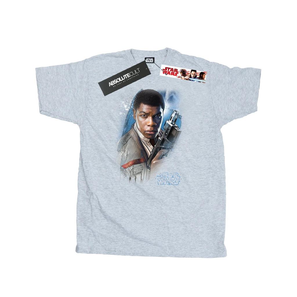 Star Wars Mens The Last Jedi Finn Brushed T-Shirt