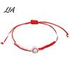 Stylish Cord Bracelet for Fans Sports Themed Braided Bracelet, Adjustable Hand Woven Rope Wristband with Trendy Enthusiast Accessory Ball Charms,