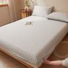 A-Class Full Cotton Double-Layer Wrinkled Yarn Fitted Bed Sheet
