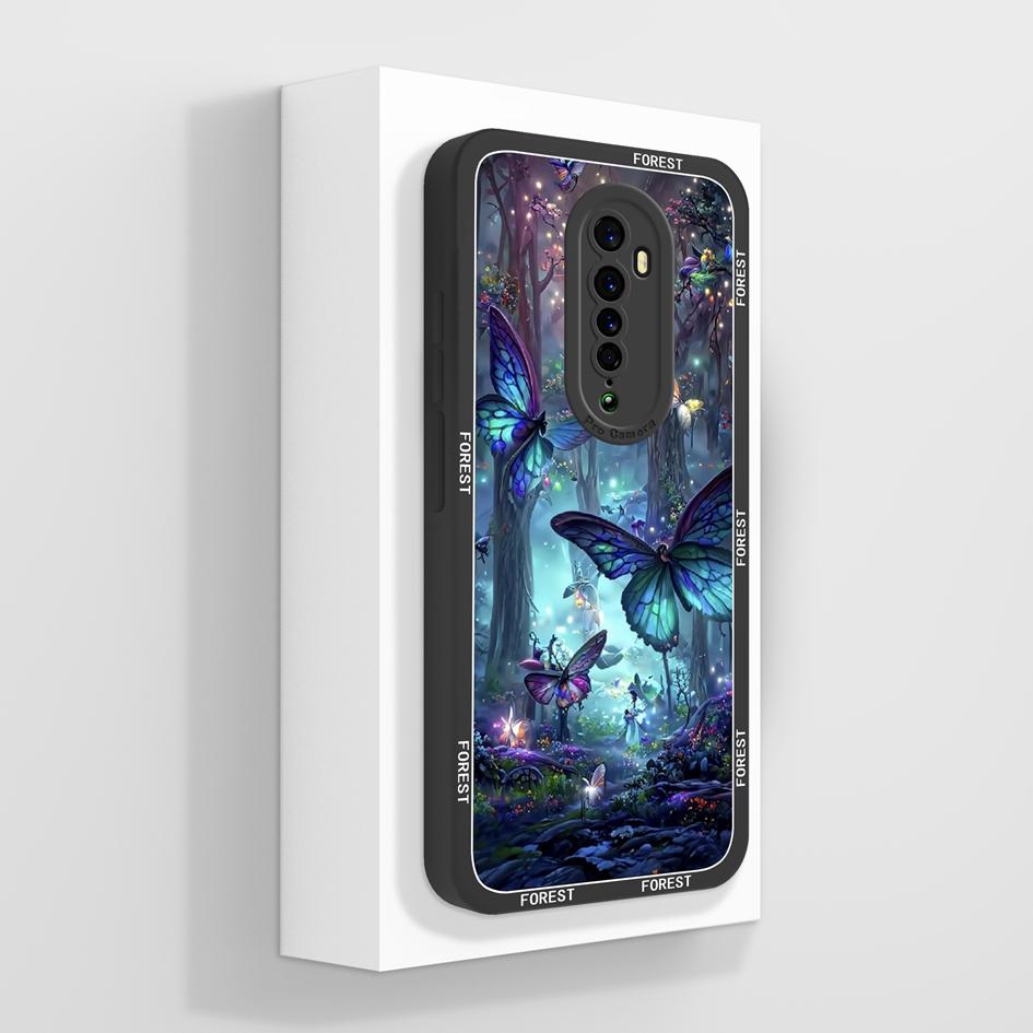 For OPPO Reno 2 3 4 5 2F 2Z 4F 5F 5K 5Z Lite Pro Phone Cases Beautiful Label Butterfly Patterns Soft Silicone Anti Drop Protective Shell For OPPO Capa
