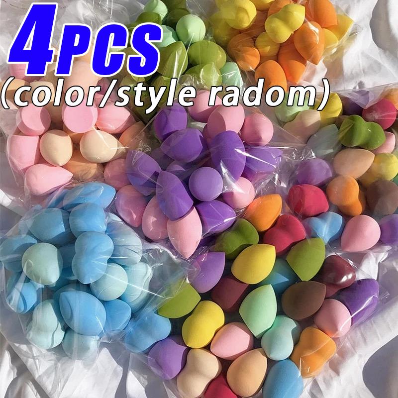 Colorful Mini Makeup Sponge Cosmetic Puff for Blending Foundation Powder Dry Wet Use Concealer Face Puffs Makeup Eggs Gourd Tool