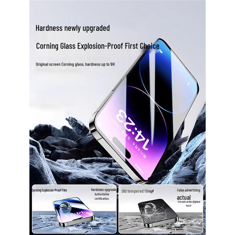Закаленное защитное стекло Apple 17Air для iPhone16, Без пыли, HD, Анти-шпионское.