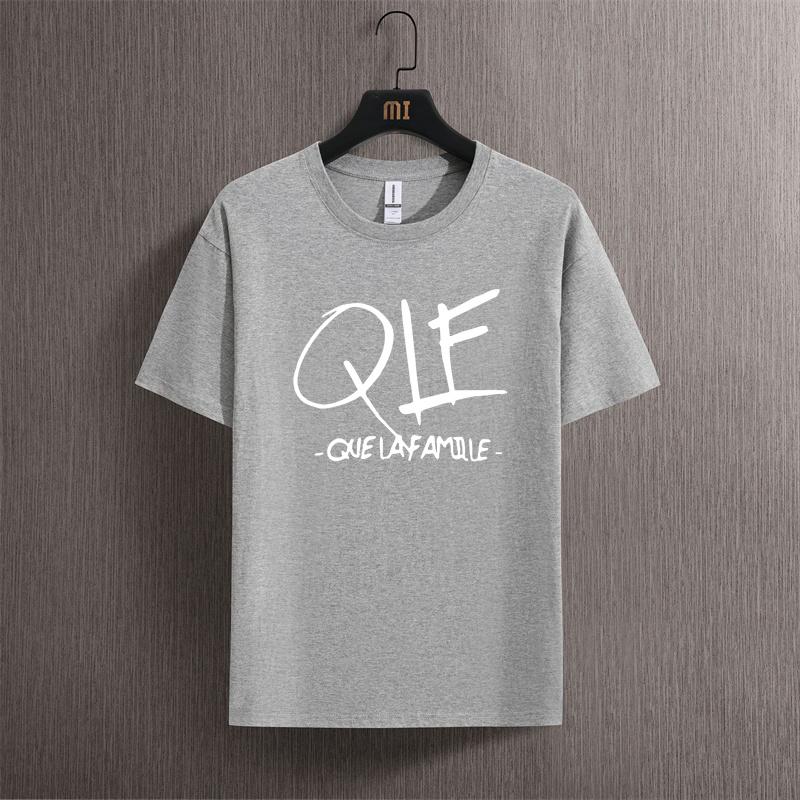 Мужская хлопковая футболка Персонализированная Певец Qlf Только Семья Песня Музыка N007 Футболка с принтом Женские Винтажные футболки
