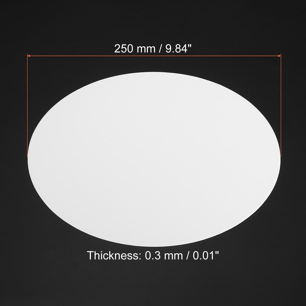 50Pcs 0.3mm Thick Round Cardboard Paper Blank Disc Circles Slices for Party Decorations DIY Craft Arts Drawing Painting Writing