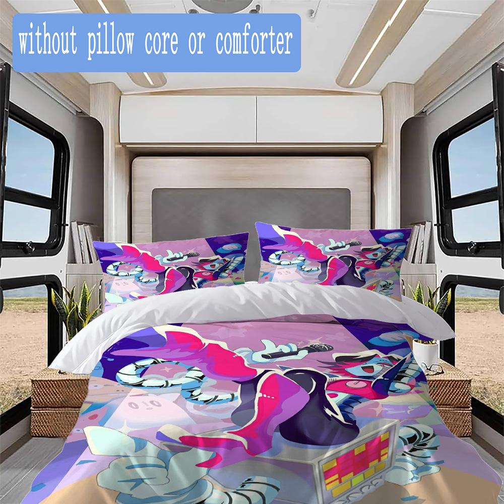 Dungeon & Fighter Pattern Bedding,Quilt Set Quilt Cover Pillowcase Home Birthday Gift (1*duvet cover+2*pillowcase,without core)XSJT0917272