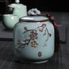 Ретро керамическая банка для чая